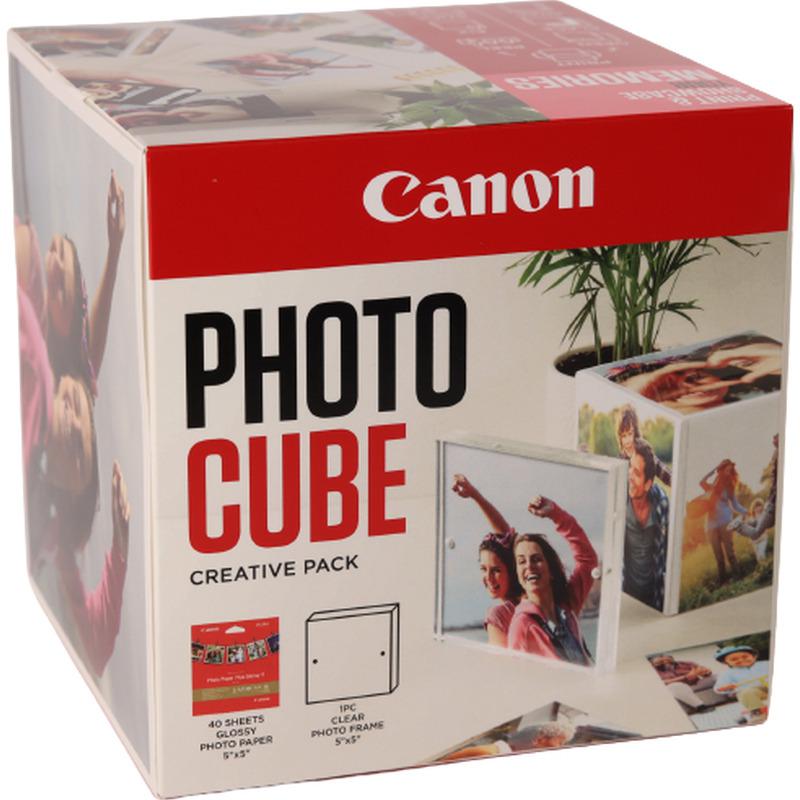Hartie foto inkjet CANON,  PP-201 PhotoCube White/Pink, normal, 13x13cm, 201gsm, , "2311B075AA"