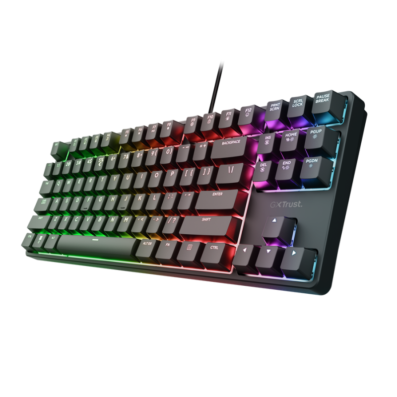 Tastatura Trust GXT 864 Cada TKL, ng "TR-25724" (timbru verde 0.8 lei)
