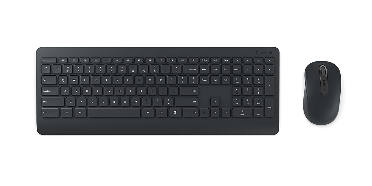 Kit TASTATURA si Mouse Microsoft, "Desktop 900", wireless, 109 taste format standard, mouse , 3/1 butoane, negru, "PT3-00021" (timbru verde 0.8 lei)