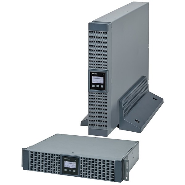 UPS Socomec "NETSYS RT2 1700", Online, Tower/rack, 1200 W, fara AVR, IEC x 6, display LCD, back-up 1 - 10 min. "NRT2-U1700" (timbru verde 11 lei)