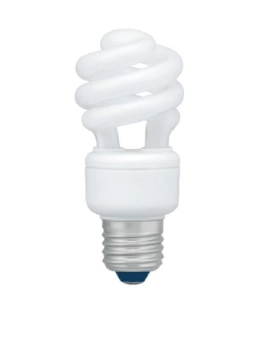 BEC LED Panasonic, soclu E27, putere 11W, forma spirala, lumina alb calda, alimentare 220 - 240 V, "EFD11E27HD3E" (timbru verde 0.45 lei)