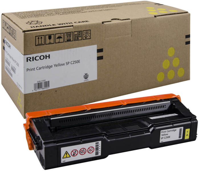 Toner Original Ricoh Yellow,407546, pentru SP C250|SP C260|SP C261, 1.6K, incl.TV 1.2 RON, "407546"