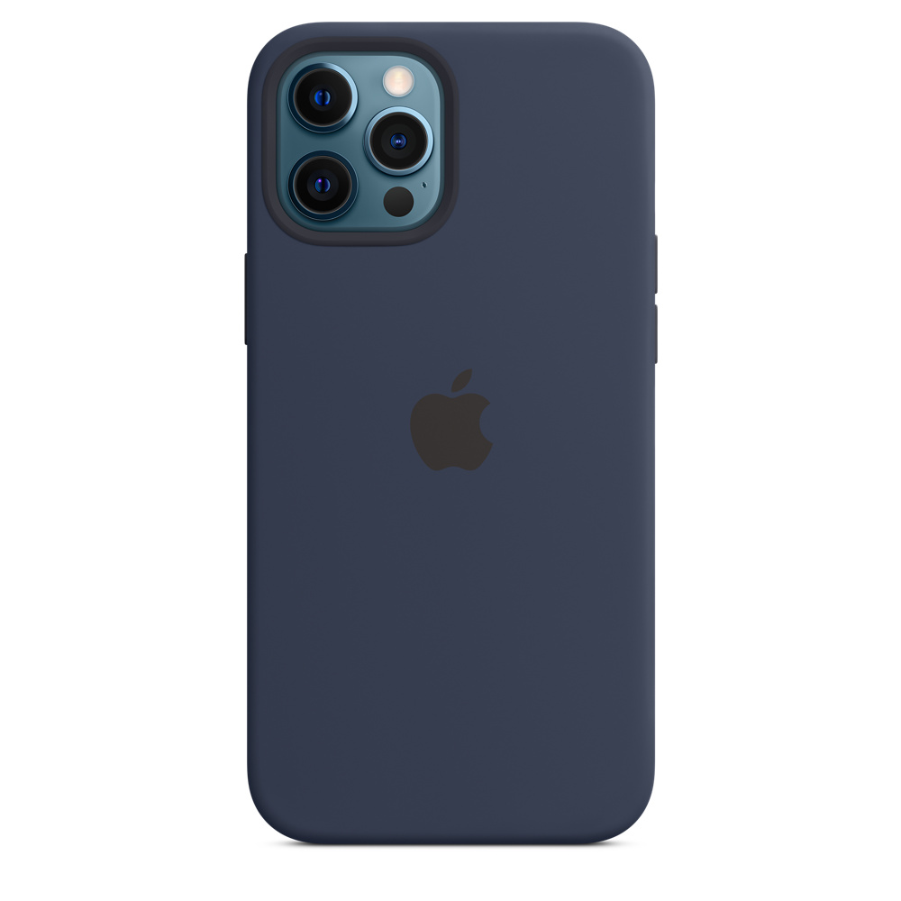 HUSA Smartphone Apple, pt iPhone 12 | iPhone 12 Pro Max, tip back cover (protectie spate) cu MagSafe, silicon, MagSafe, albastru, "mhld3zm/a"