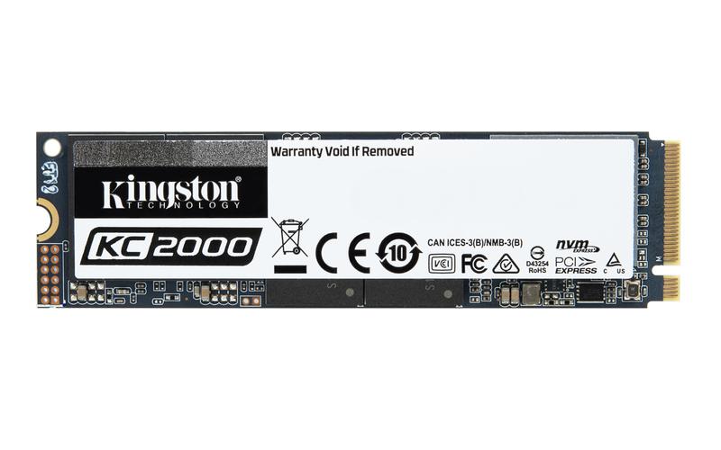 SSD KINGSTON, KC2000, 500 GB, M.2, PCIe Gen3.0 x4, 3D TLC Nand, R/W: 3000/2000 MB/s, "SKC2000M8/500G"