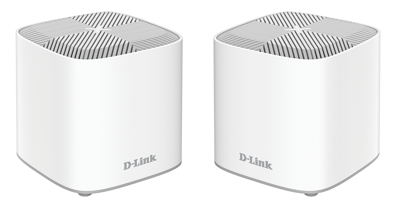 MESH D-LINK Wi-Fi 6, wireless, router AC1800, pt interior, 1800 Mbps, port LAN Gigabit, WAN Gigabit, 2.4 GHz | 5 GHz, antena interna x 4, standard 802.11ax, "COVR-X1862" (timbru verde 2.00 lei)