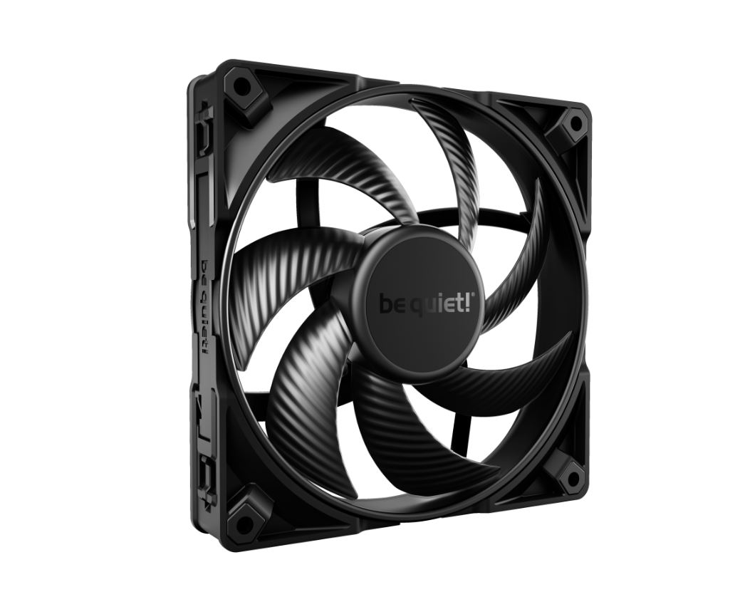 Ventilator be quiet "SILENT WINGS 4 PWM HS", 120mm, 2500 rpm, Fluid Dynamic Bearing, 4-pin PWM, "BL115" (timbru verde 0.18 lei)