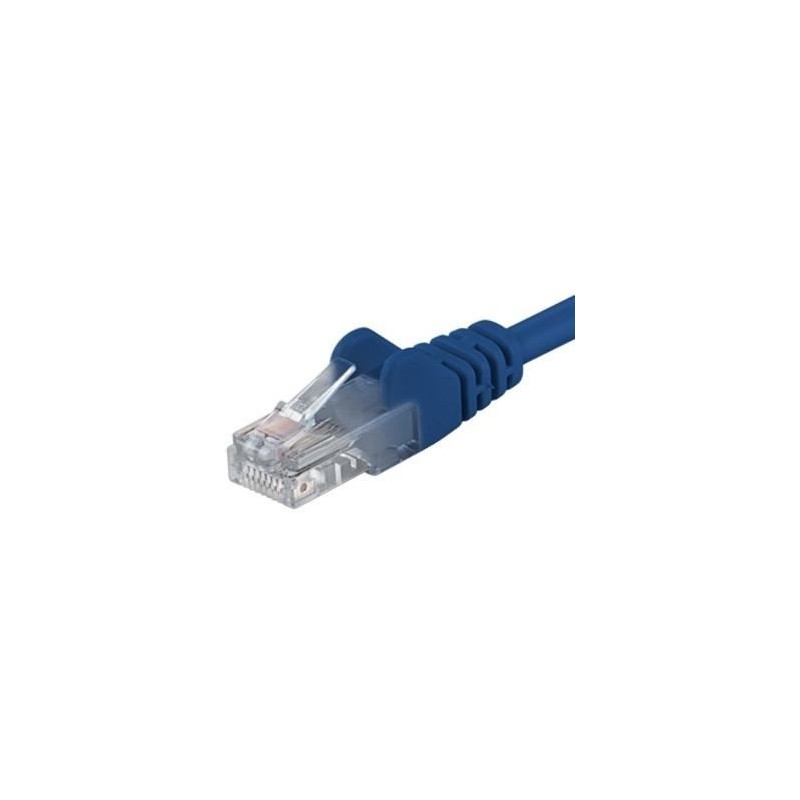 Patchcord UTP RJ45-RJ45 Cat.6, 1.5m, albastru, "UTP-6-1.5-BL" (timbru verde 0.08 lei)