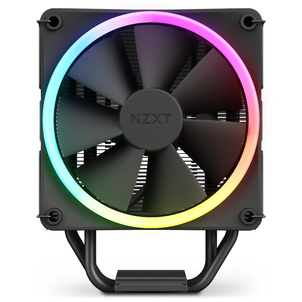 Cooler NZXT "T120 RGB", skt. universal, racire cu aer, ventilator 120 mm, 1800 rpm, inaltime cooler 159 mm, 4 heatpipe, iluminat RGB "RC-TR120-B1" (timbru verde 2.00 lei)