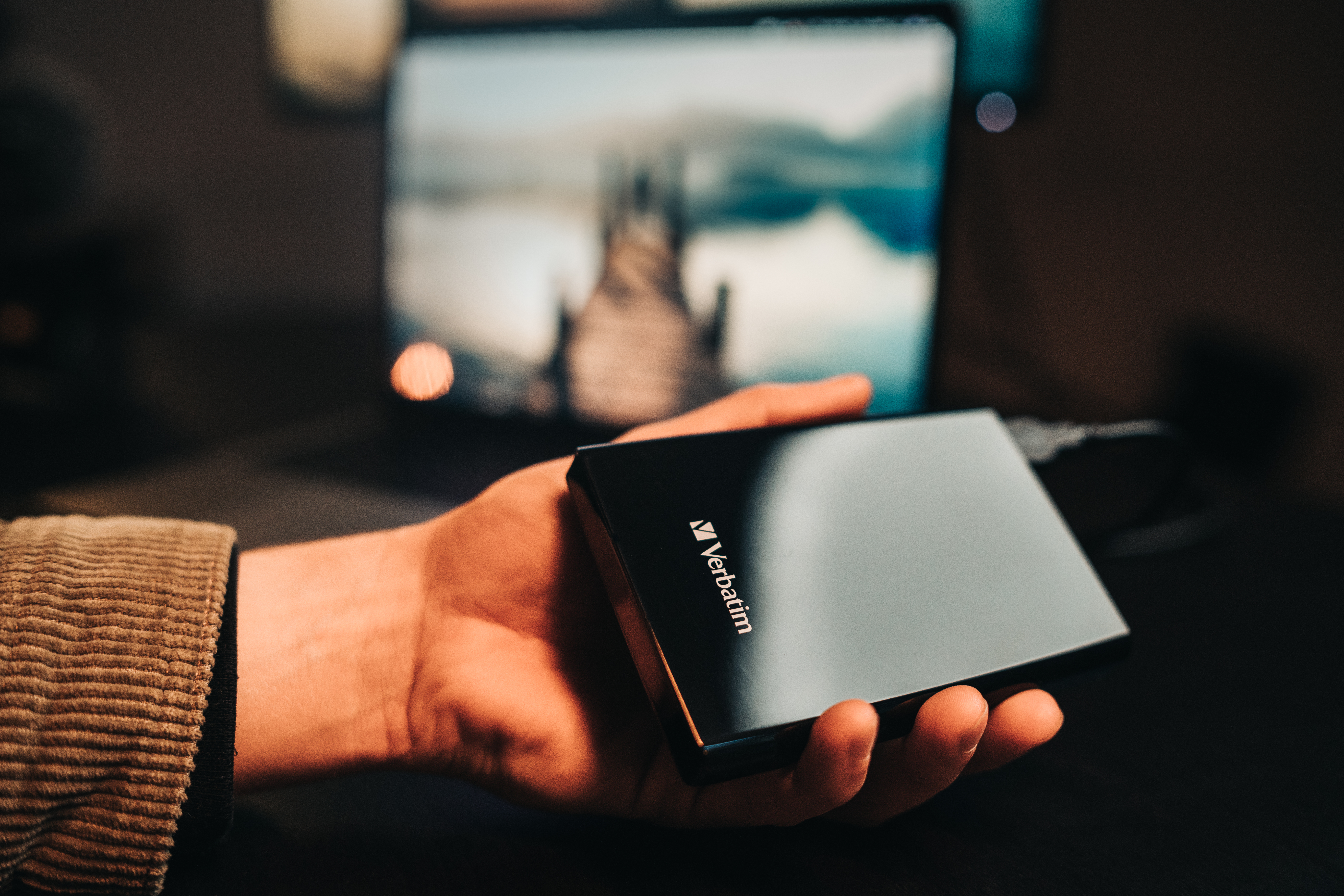 SSD extern portabil Verbatim Store 'n' Go Slim USB 3.2 Gen 1 / USB-C, 512GB, Negru,"32181" - imagine 6