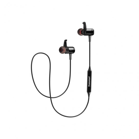 CASTI Tronsmart, "Encore S1 Sports", wireless, intraauriculare cu fir de legatura, pt smartphone, microfon pe fir, conectare prin Bluetooth 4.1, negru, "S1", (timbru verde 0.18 lei)