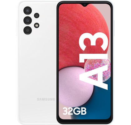 Samsung Galaxy A13 DS White LTE/6.6"/OC/3GB/32GB/8MP/50MP+5MP+2MP+2MP/5000mAh "SM-A137FZWUEUE" (timbru verde 0.45 lei)