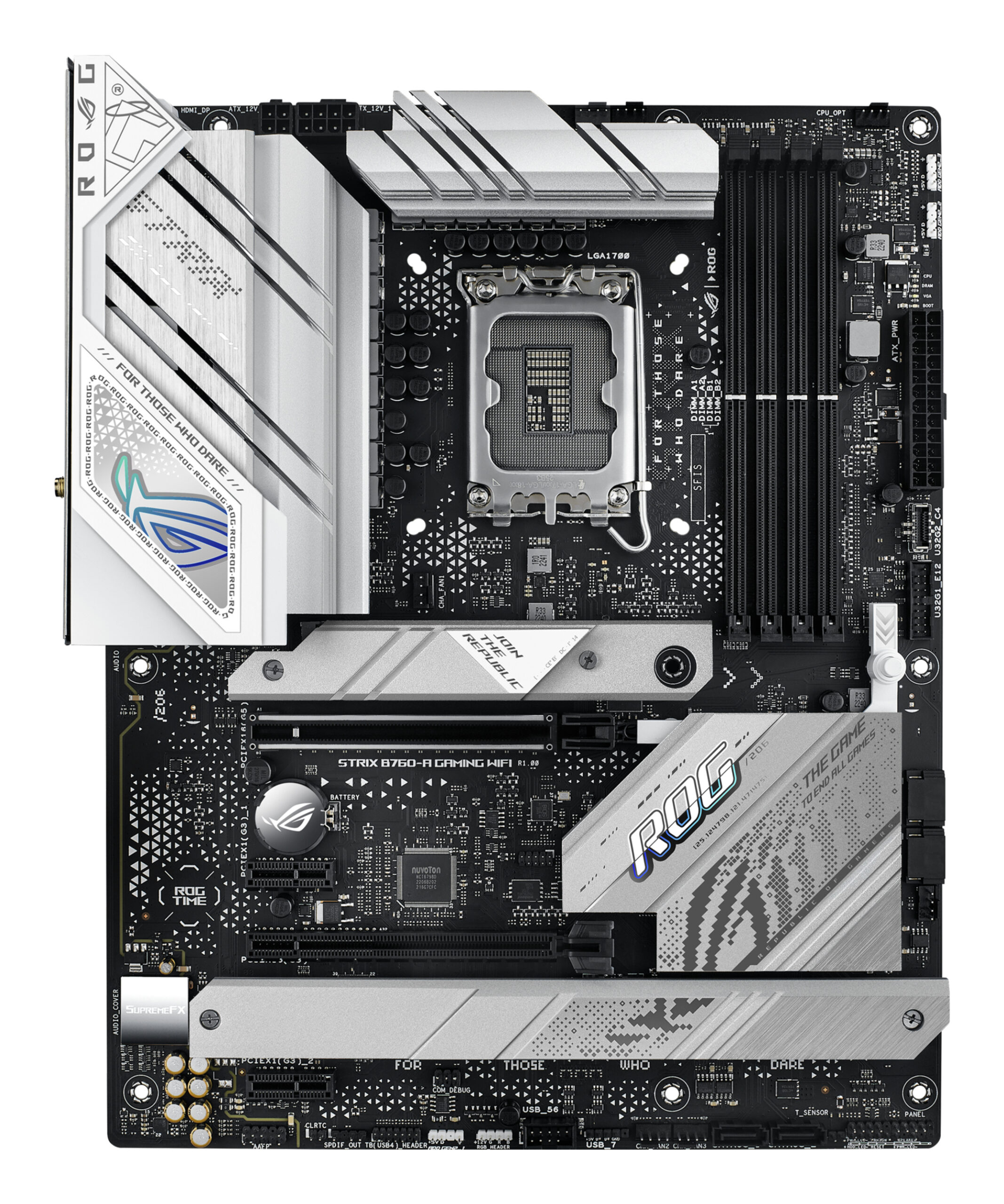 Placa de baza Gaming Asus ROG STRIX B760A WiFiIntel B760 LGA 1700 ATX ,DDR5 up to 7800 MT/s "ROG STRIX B760-A GM"