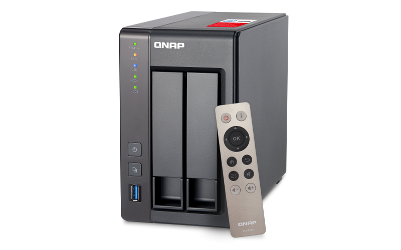 NAS QNAP 251+ 2BAY 2GHZ 8GB TWR SATA, "TS-251+-8G" (timbru verde 11 lei)