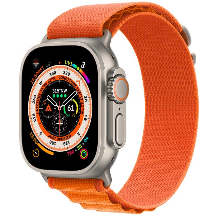 Apple Watch Ultra Cellular 49mm Orange "MQEV3" (timbru verde 0.18 lei)