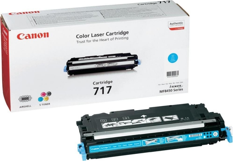Toner Original Canon Cyan, CRG-717C, pentru MF-8450, 4K, (timbru verde 1.2 lei) , "CR2577B002AA"