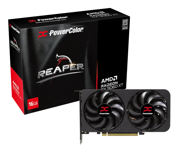 PW Reaper AMD Radeon RX 9060 XT 16GB "RX9060XT 16G-A"