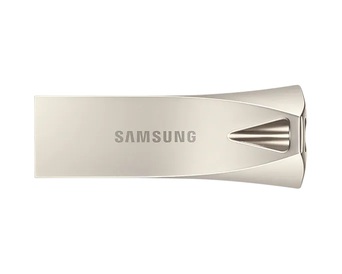 MEMORIE USB SAMSUNG 256 GB, USB 3.1, profil mic, carcasa metalica, auriu, "MUF-256BE3/APC" (timbru verde 0.03 lei)