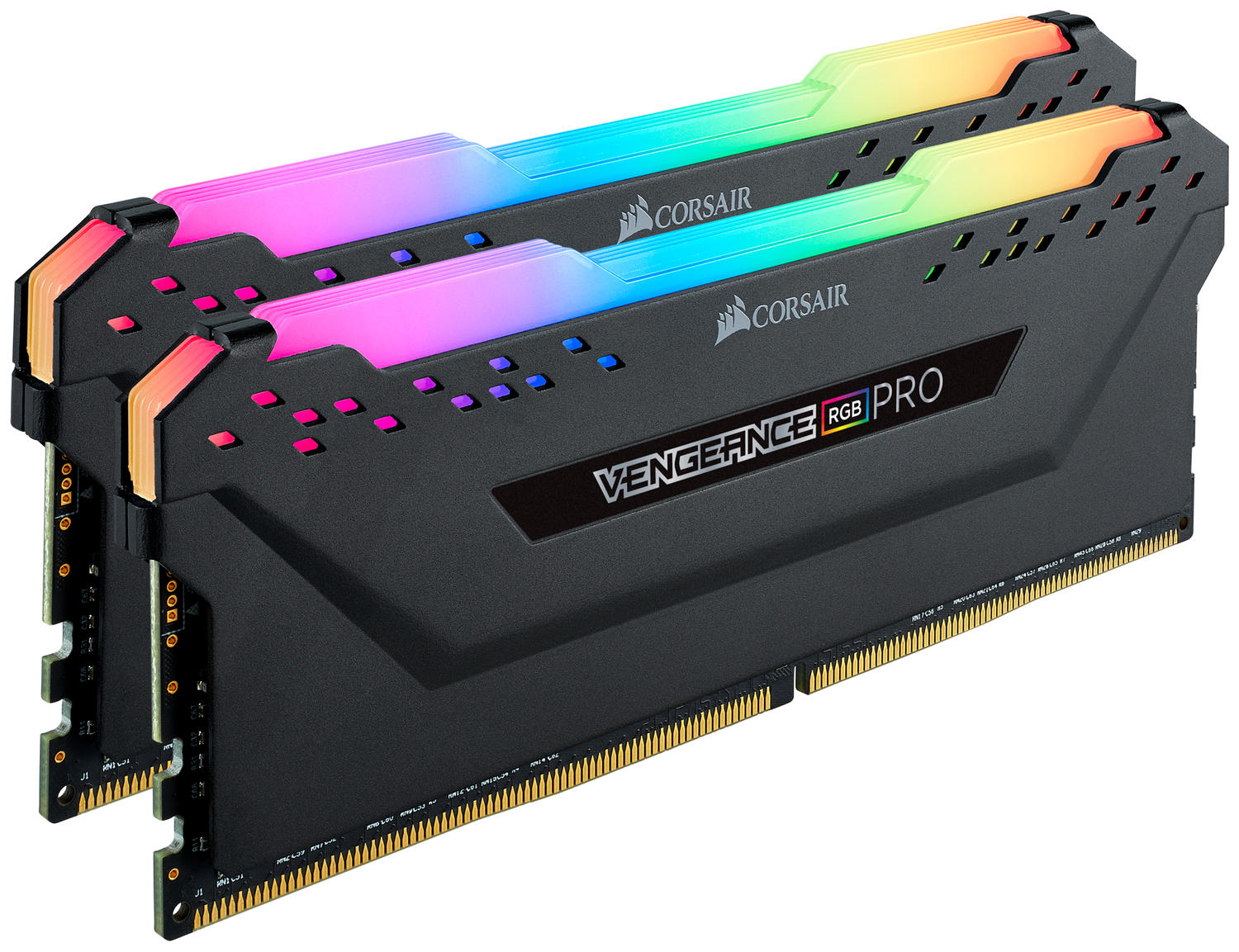 Memorie DDR Corsair DDR4 16 GB, frecventa 3200 MHz, 8 GB x 2 module, radiator, iluminare RGB, "CMW16GX4M2C3200C16"