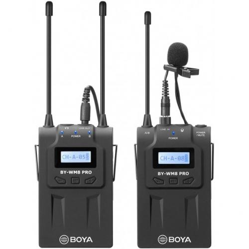Boya PRO-K1 Linie Wireless UHF cu Lavaliera (TX+RX) "BY-WM8 Pro-K1" (timbru verde 0.18 lei)