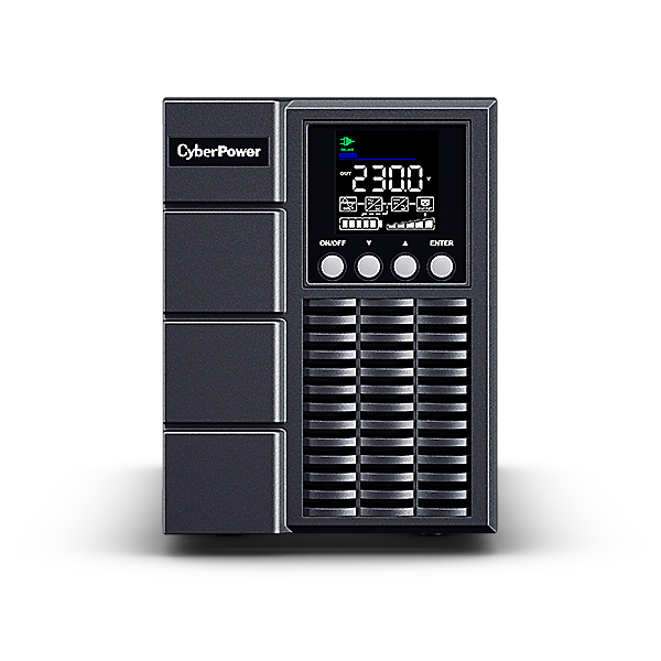 UPS CYBER POWER Online dubla conversie cu Sinusoida Pura, tower, 1000VA 900W 1xIEC C13 2xSchuko, "OLS1000EA" (timbru verde 11 lei)