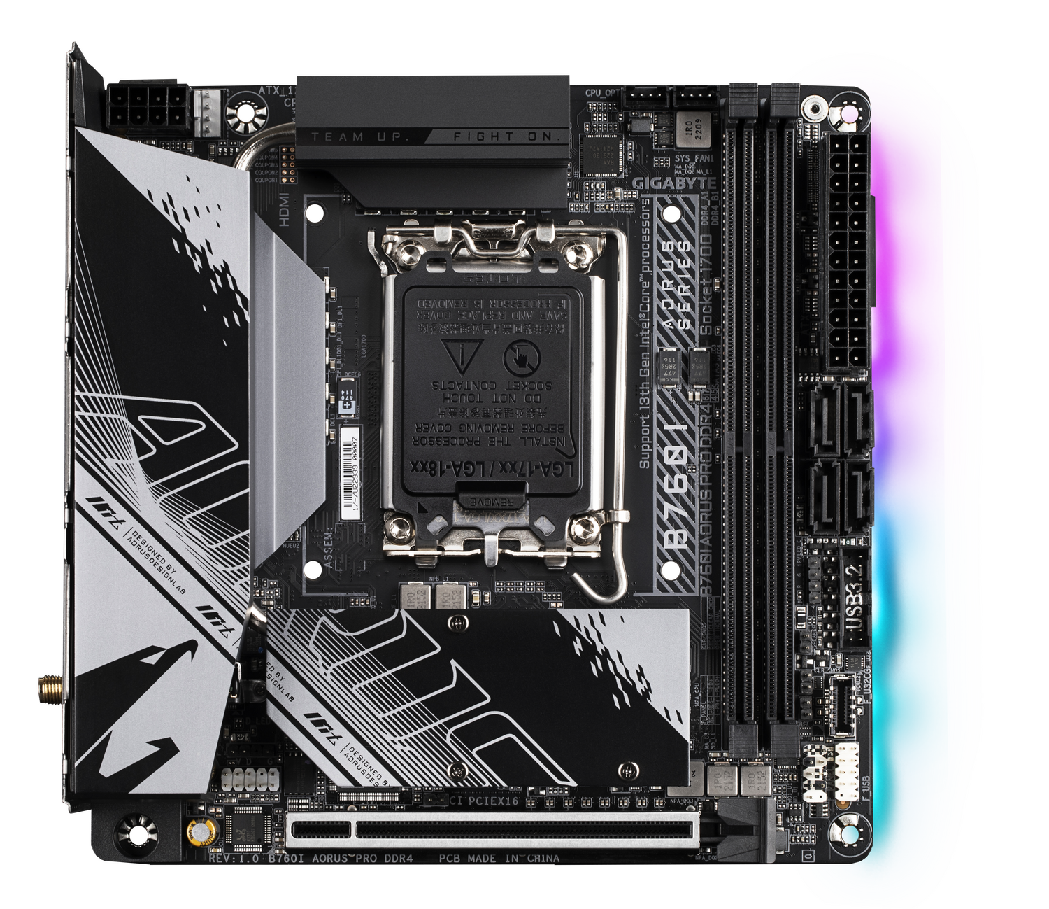 Placa de baza GIGABYTE B760I AORUS PRO DDR4 "B760I AORUS PRO DDR4"