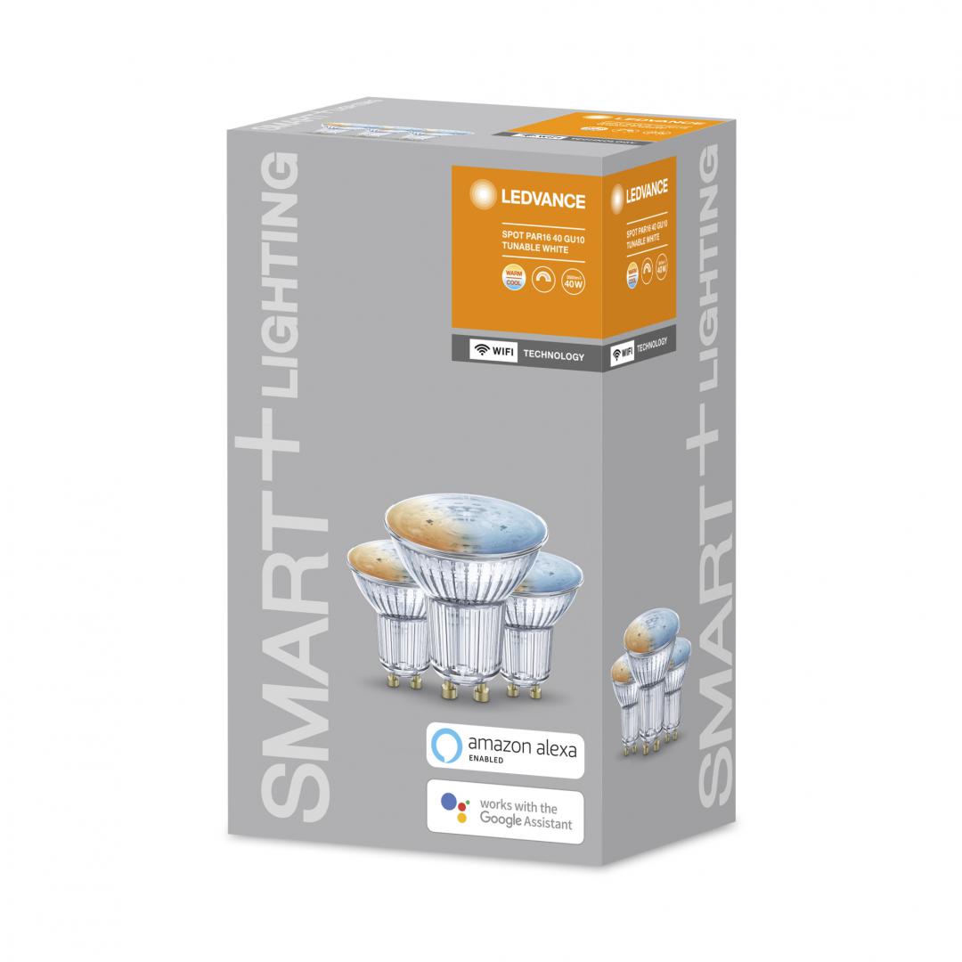 SET 3 SPOTURI LEDVANCE SMART+ WiFi GU10, "000004058075486034" (timbru verde 1.35 lei)