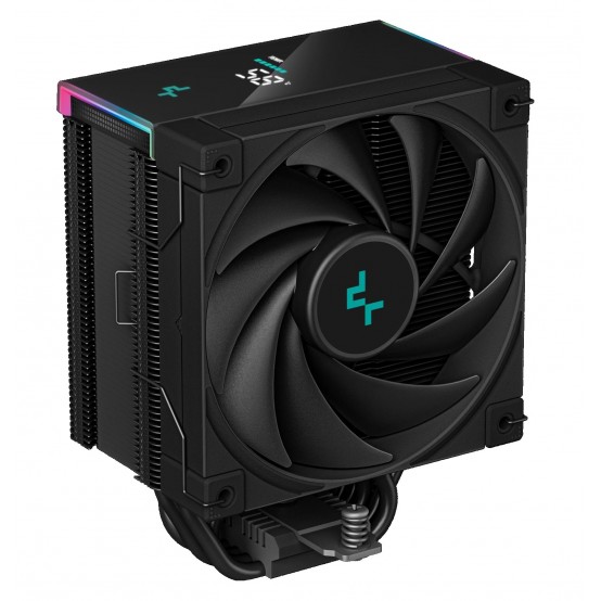 Cooler Deepcool "AK500S", compatibil skt. Intel si AMD, racire cu aer, ventilator 120 mm, 1850 rpm, inaltime cooler 158mm, 5 heatpipe, "R-AK500S-BKADMN-G" (timbru verde 0.8 lei)