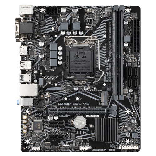PLACA de BAZA Gigabyte "H410M S2H V2", skt LGA 1200, mATX, Intel H470, 2 x DDR4, max. 64 GB, 4 x SATA, 1 x M.2, 7.1, "H410M S2H V2"
