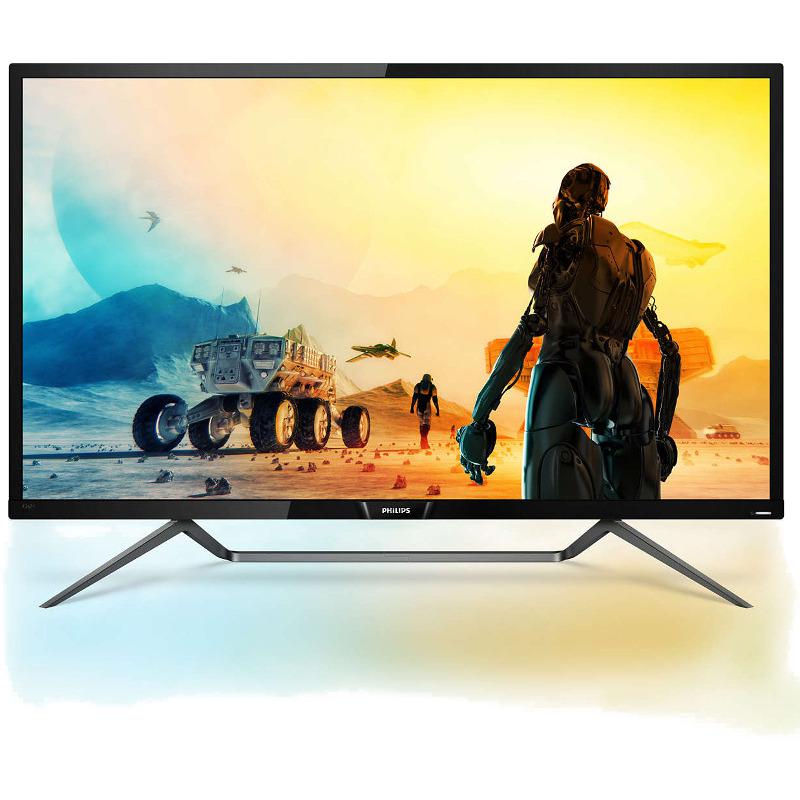 MONITOR PHILIPS 42.5", afisaj indoor, MVA, 4K UHD (3840 x 2160), Wide, 720 cd/mp, 4 ms, HDMI, DisplayPort, mini-DisplayPort, "436M6VBPAB/00" (timbru verde 7 lei)