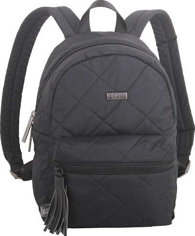 Mini rucsac femei CATERPILLAR Woman"s Molly, material 600D soft touch nylon - negru "CAT-83781-01"