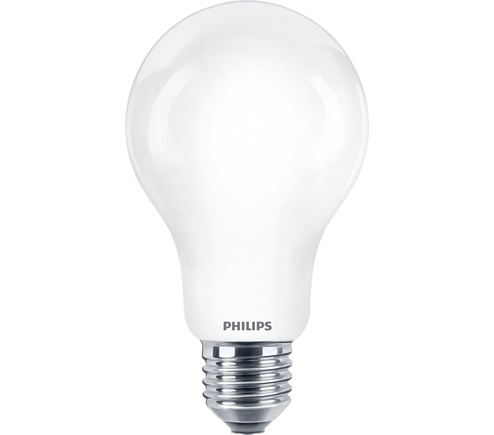 BEC LED Philips, soclu E27, putere 17.5W, forma clasic, lumina alb rece, alimentare 220 - 240 V, "000008718699764616" (timbru verde 0.45 lei)