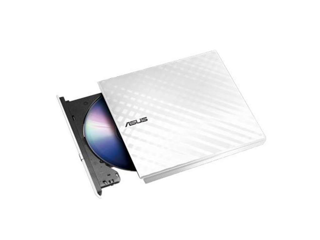 OPTICE Asus externa SDRW-08D2S-U/LITE/WHITUSB 2.0 (Type-A), compatibil cu Windows si Mac OS "SDRW-08D2S-U/LITE/WH" (timbru verde 0.8 lei)