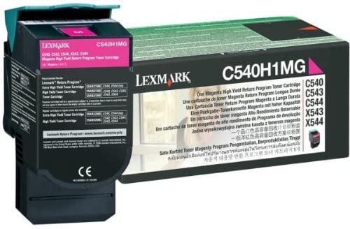 Toner Original Lexmark Magenta, C540H1MG, pentru C540|C543|C544|X543|X544|X548, 2K, (timbru verde 1.2 lei) , "C540H1MG"