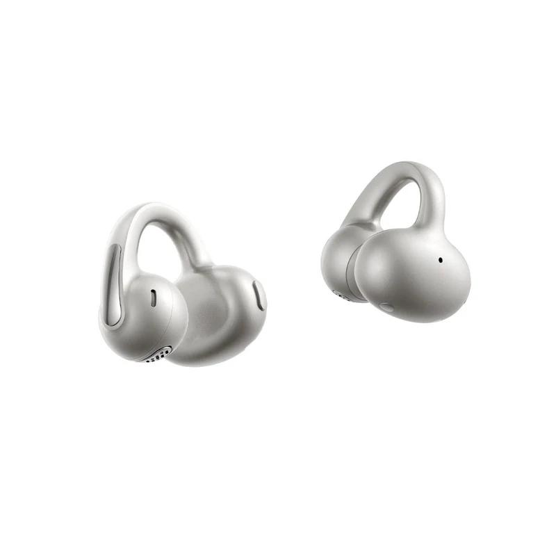 CASTI Baseus Bowie MC1 Pro Open-Ear True Wireless, on ear, pt smartphone, microfon pe casca, conectare prin Bluetooth 6.0, titanium "A0102505" (timbru verde 0.18 lei) - 6932172694890