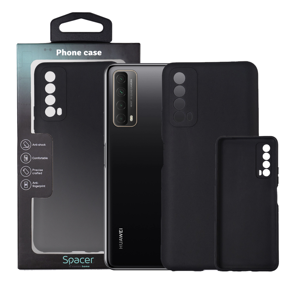 Husa Huawei telefon P Smart, negru, tip back cover, material flexibil TPU, "SPPC-HU-P-S-TPU"