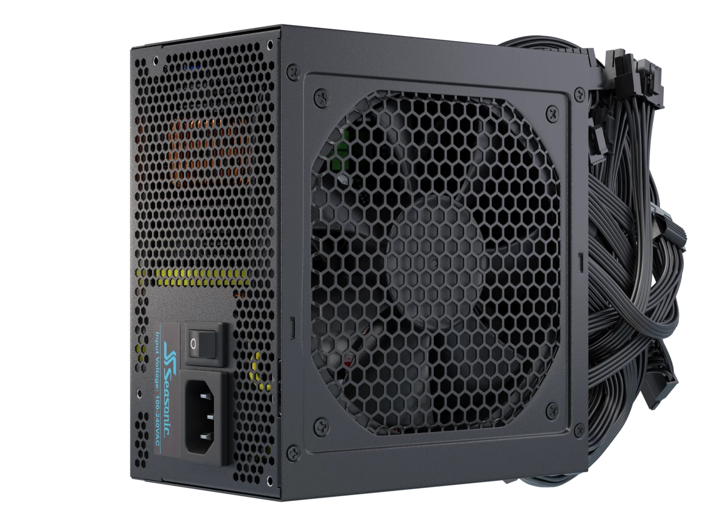 Sursa Seasonic G12 GC-650 (2024), 80+ Gold, Cabluri fixe, 650W, Negru "SSP-650RT2" (timbru verde 2 lei)