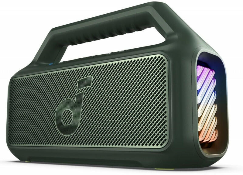 Boxa portabila Anker "Soundcore Boom 2" 60W, Bluetooth 5.3, acumulator 4900 mAh, timp redare 24h, timp incarcare 5.5h, IPX7, 296 x 185 x 101mm, negru - gri, "A3138012" (timbru verde 2 lei) - 194644188276