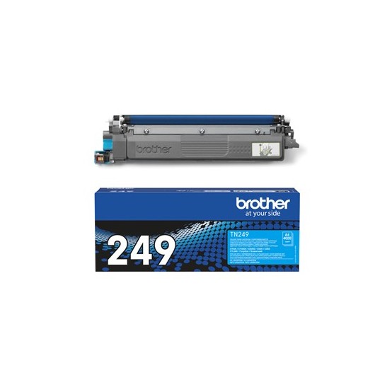 Toner Original Brother Cyan, TN249C, pentru HL-L8230|HL-L8240|MFC-L8340|MFC-L8390, 4K, (timbru verde 1.2 lei)"TN249C"