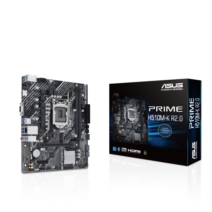 Placa de baza PRIME H510M-K R2.0 Micro ATX Socket Intel 1200 Intel H470 "90MB1E80-M0EAY0"