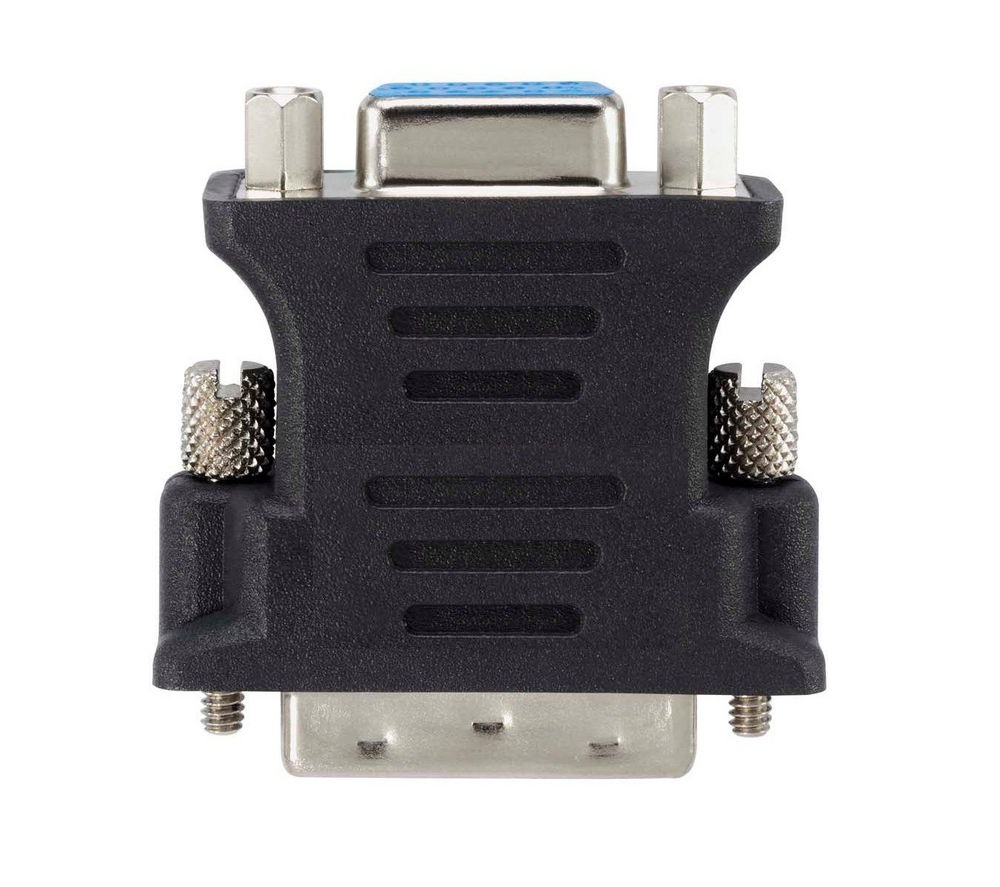 ADAPTOR video SPACER, DVI-I DL (T) la VGA (M), negru, "SPA-DVI-VGA" (timbru verde 0.08 lei)