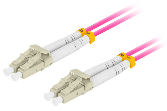 Patch cord fibra 3 m LSZH OM4 50/125 vi "FO-LULU-MD41-0030-VT" (timbru verde 0.8 lei)