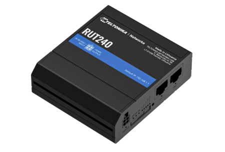 ROUTER LTE Teltonika, 1 x WAN port 10/100 Mbps, 1 x LAN port 10/100 Mbps, Wi-Fi 802.11b/g/n, 4G (LTE) Cat 4 viteza max. 150 Mbps, 3G 21 Mbps, 2G 236.8 kbps, "RUT240" (timbru verde 0.8 lei)