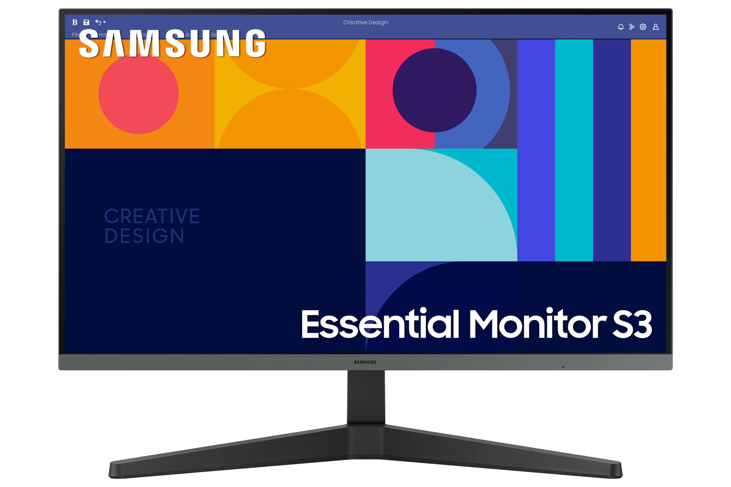 Monitor LED Samsung S33GC LED display 68.6 cm (27") 1920 x 1080 pixels Full HD Black "LS27C332GAUXEN" (timbru verde 7 lei)
