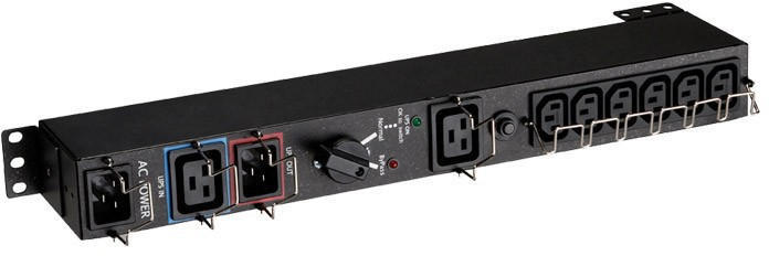 Eaton HotSwap Maintenance Bypass MBP 16A, pentru sisteme UPS pana la 3kVA, intrare IEC-C20, iesire IEC-C19 16A, 6 iesiri IEC-C13, "MBP3KI"