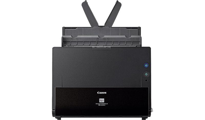 SCANNER CANON DRC225WII, dimensiune A4, tip sheetfed, viteza de scanare 25ppm alb-negru si color,50IPM, Duplex, rezolutie optica 600dpi, senzor CIS, USB 2.0/3.0,WI-FI "3259C003" (timbru verde 4 lei)