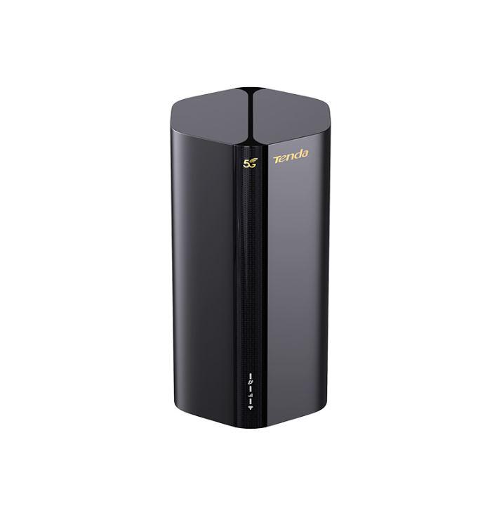 ROUTER Tenda 5G03, 5G | 802.11ax | Wifi 6 | AX 1800; Porturi LAN x 2 Gigabit; | Antena 8 interne, 2 interne WIFI, 2 porturi TS-9 | CPU 7nm Quad Core 2 GHz | Negru "5G03" (timbru verde 0.8 lei)