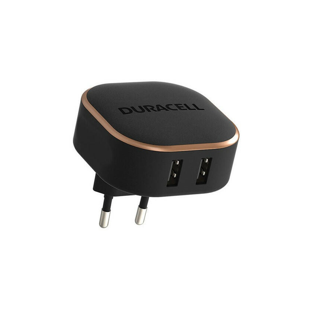 Incarcator Duracell dual USB-A 17WBlack "DRACUSB14-EU" (timbru verde 0.18 lei)