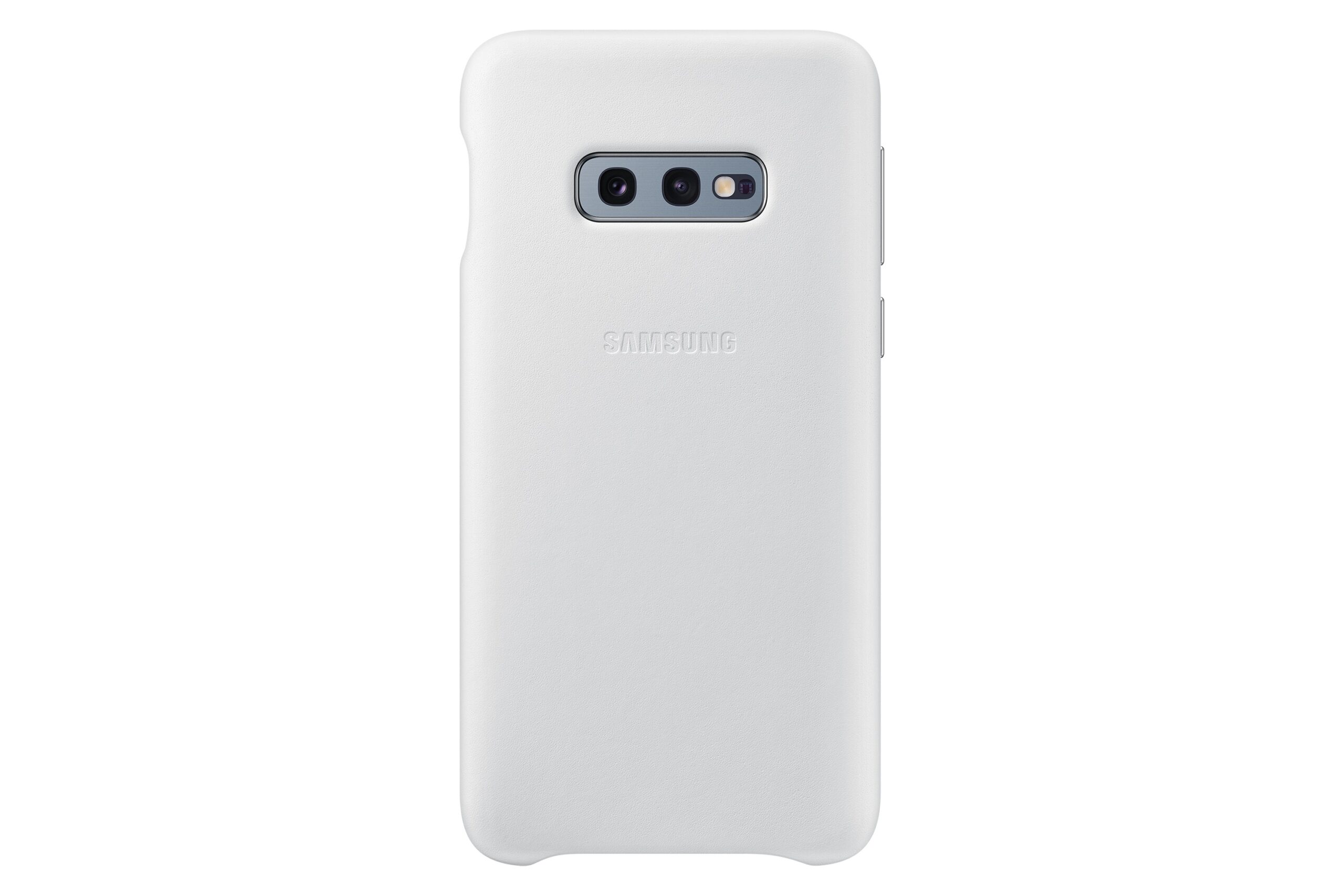 HUSA Smartphone Samsung, pt Galaxy S10E, tip back cover (protectie spate), piele, ultrasubtire, alb, "EF-VG970LWEGWW"
