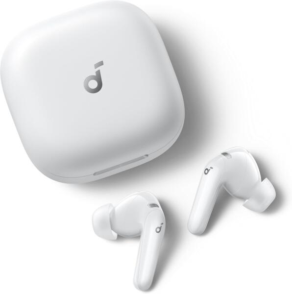 Casti Anker "Soundcore R60i NC", tip butoni, utilizare multimedia, Bluetooth, alb "D1202G21" (timbru verde 0.18 lei)-0194644269487