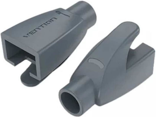 Manson mufe RJ-45 Vention pt. cablu UTP, FTP, SFTP, Cat5e | Cat6, RJ-45 (T), plastic, 50 buc, OD max 6mm, gri, "IODH0-50" (timbru verde 0.08 lei) -6922794750050